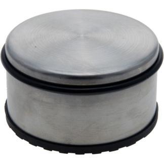 Deurstopper | 6 cm x Ø 11 cm (RVS, Rubber), Huis en Inrichting, Woonaccessoires | Deurstoppers, Nieuw, Verzenden