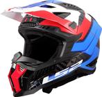 LS2 MX703 X-Force Galuo Wit Rood Blauw 06 Crosshelm, Motoren, 3XL of groter, Nieuw met kaartje, Overige merken, Heren
