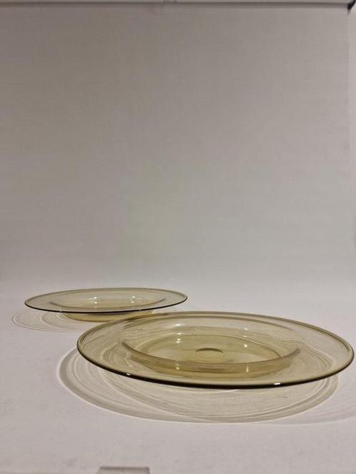 Venini - Vaas (2) - Set borden - Glas, Antiek en Kunst, Antiek | Glas en Kristal