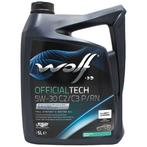 Wolf Officialtech 5W30 C2/C3 P/RN Motorolie 5 Liter, Ophalen of Verzenden
