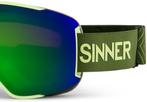 Sinner SNOWFLAKE skibril - Zwart - incl 2 lenzen, Verzenden, Zo goed als nieuw