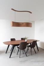 Walnut Wave - design houten hanglamp, Ophalen of Verzenden, Nieuw, Hout