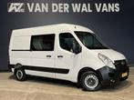 Opel Movano 2.3 CDTI 146pk L2H2 Dubbele Cabine Euro6 Airco |, Stof, Gebruikt, Wit, Dealer onderhouden