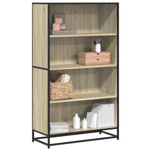 vidaXL Boekenkast 80,5x35x139 cm bewerkt hout sonoma, Huis en Inrichting, Kasten | Boekenkasten, Nieuw, Overige houtsoorten, Verzenden