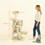 TRUUSK Krabpaal 140 cm - Kattentoren met Hangmat, Ladder, Ho, Verzenden, Nieuw