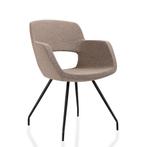 Comfora Vergaderstoel Trendy in Bouclé Stoffering Leverbaar, Ophalen of Verzenden, Nieuw