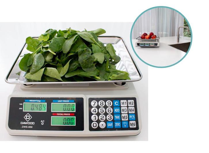 FEDEC Digitale Horeca weegschaal - Tot 40KG - RVS, Witgoed en Apparatuur, Weegschalen, Nieuw, Verzenden