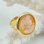 Verguld, Zilver - Ring, Antiek en Kunst