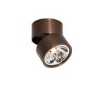Moderne spot donkerbrons rond verstelbaar - Go Nine, Nieuw, Metaal of Aluminium, Design