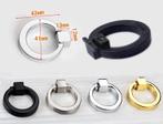 Set van 5 metalen ringen (zwart), handgrepen, Doe-het-zelf en Verbouw, Gereedschap | Handgereedschap, Nieuw, Ophalen of Verzenden