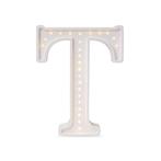 Houten letter lamp T – handgemaakt en sfeervolle verlicht., Kinderen en Baby's, Kinderkamer | Inrichting en Decoratie, Ophalen of Verzenden