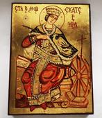 Icoon - Sint Catharina, Russisch handgeschilderd icoon -