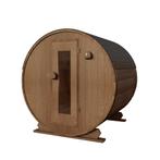 Gemodificeerd Ayous barrelsauna 200 cm | 10% KORTING, Sport en Fitness, Ophalen of Verzenden, Nieuw, Fins of Traditioneel, Complete sauna