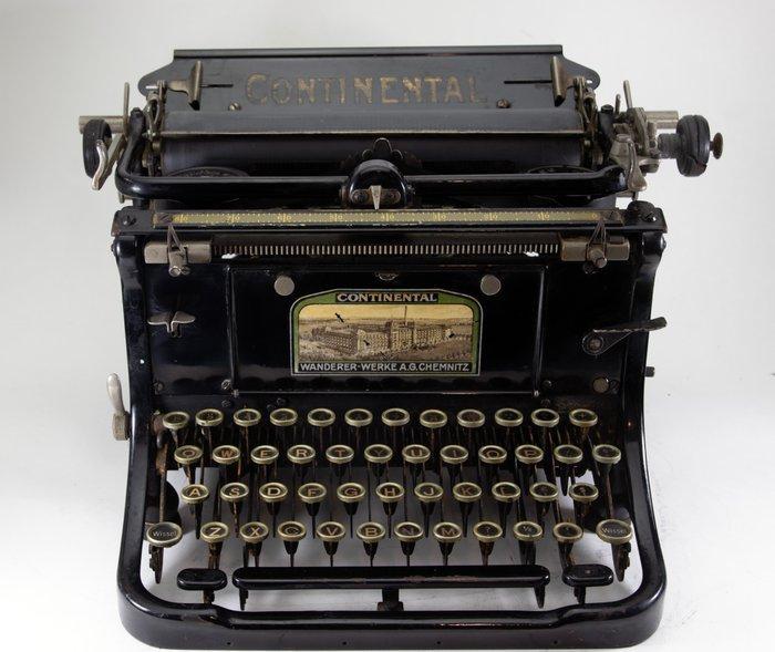 Wanderer-Werke - Continental Standard - Schrijfmachine -, Antiek en Kunst, Kunst | Designobjecten
