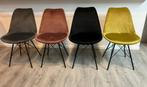 Stoel voor eetkamer velvet stof  4 kleuren