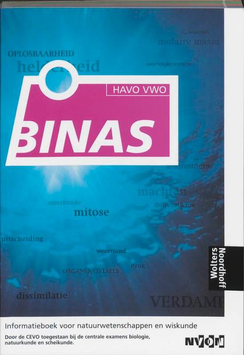 Binas Havo VWO 9789001893804, Boeken, Studieboeken en Cursussen, Zo goed als nieuw, Verzenden