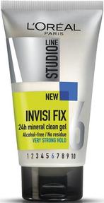 L'OREAL STUDIO LINE INVISI FIX 24H MINERAL CLEAN GEL VERY .., Nieuw, Verzenden