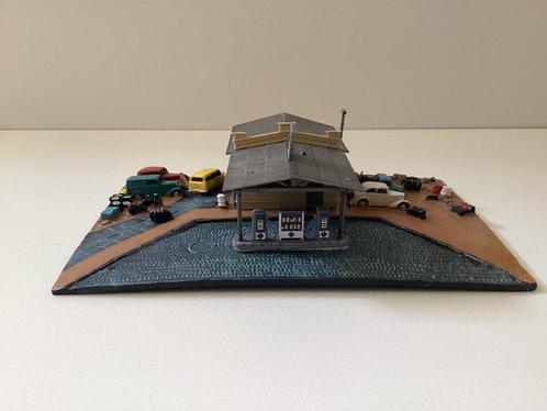 Faller H0 - 130349 - Modeltreinlandschap (1) - Tankstation, Hobby en Vrije tijd, Modeltreinen | H0
