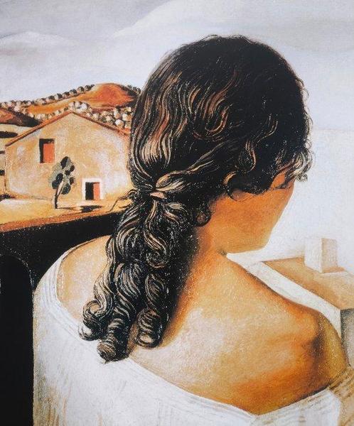 Salvador Dalí (1904-1989) (after) - Muchacha Sentada, 1925, Antiek en Kunst, Kunst | Tekeningen en Foto's