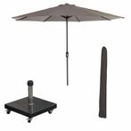 Garden Impressions Lotus stokparasol Ø300 cm - taupe incl 40, Tuin en Terras, Partytenten, Verzenden, Nieuw