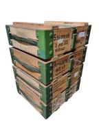 mesko - Container (4) - Hout, Metaal - Wooden industrial box, Antiek en Kunst