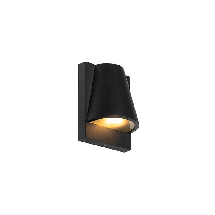 Industriële buiten wandlamp zwart IP44 - Femke, Tuin en Terras, Buitenverlichting, Nieuw, Minder dan 50 watt