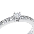 Ring - 18 karaat Witgoud - 0.31ct. tw. Diamant (Natuurlijk), Sieraden, Tassen en Uiterlijk, Ringen, Nieuw