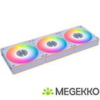 Lian Li UNI FAN CL Wireless 120mm Reverse Blade 3-Pack White, Computers en Software, Verzenden, Nieuw