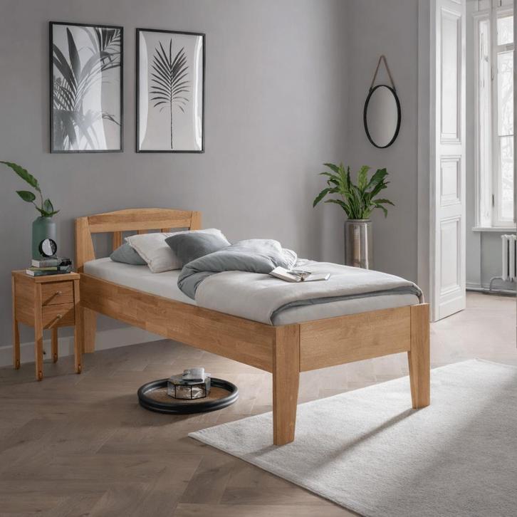 Forestales Chicago I Massief Houten Ledikant - 90 x 210, Huis en Inrichting, Slaapkamer | Bedden