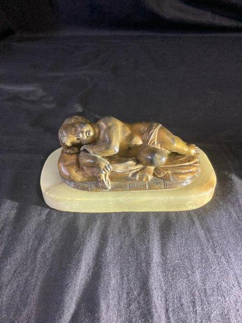 No Reserve Price - sculptuur, Splendide Enfant Jésus endormi, Antiek en Kunst, Kunst | Niet-Westerse kunst