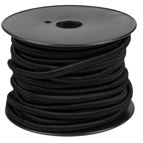 Zwarte Elastiek Op Rol - 6mm - 25 Meter - Benson, Doe-het-zelf en Verbouw, Hang- en Sluitwerk, Overige typen, Nieuw, Ophalen of Verzenden