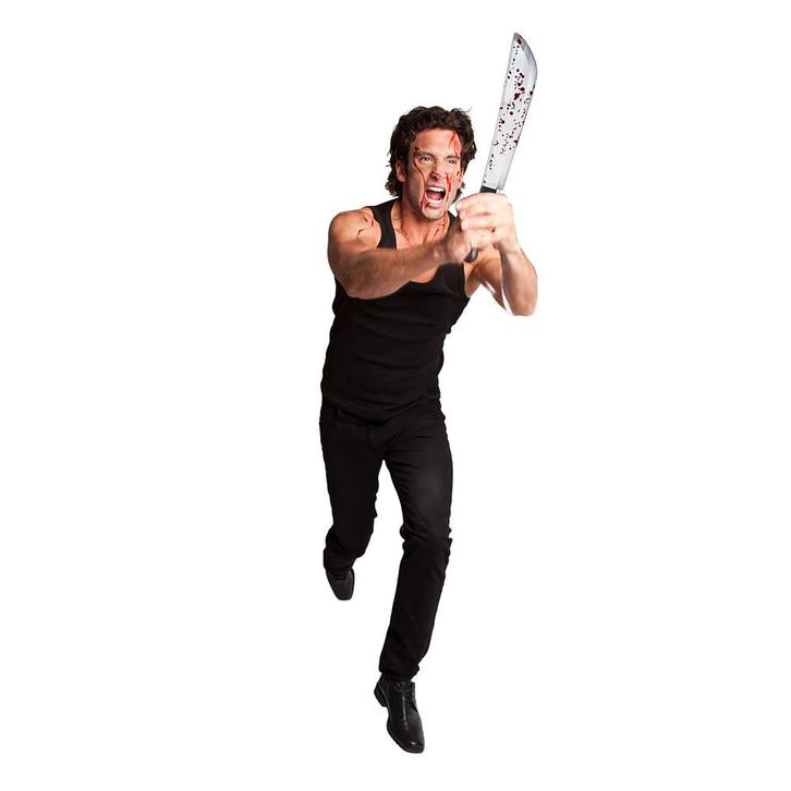 Halloween Machete 53cm, Hobby en Vrije tijd, Feestartikelen, Nieuw, Verzenden