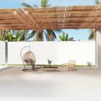 vidaXL Windscherm uittrekbaar 220x1200 cm crèmekleurig, Verzenden, Nieuw