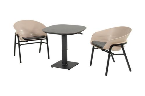 Hartman Tubb verstelbare bistro set (3-delig) - Soft, Tuin en Terras, Tuinsets en Loungesets, Loungeset, Nieuw, Kunststof, Verzenden