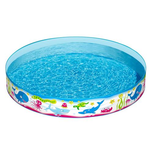 Schottenbad Fill n Fun Pool 152 cm, Tuin en Terras, Zwembaden, 200 tot 400 cm, Rond, Nieuw, Opzetzwembad, 80 tot 120 cm, 200 tot 300 cm