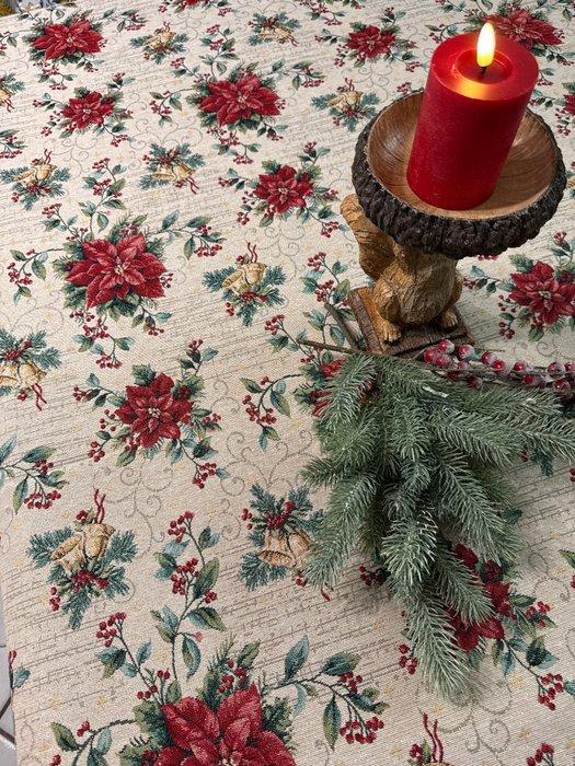 san Leucio - grote kersttafelkleed Gobelin tapijt met, Diversen, Kerst