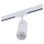 1-FASE RAILARMATUUR MET GU10 FITTING WIT, Nieuw