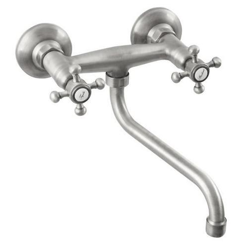 Kraan Muurbevestiging Mengkraan Sapho Antea Zilver, Doe-het-zelf en Verbouw, Sanitair, Kraan, Nieuw, Ophalen of Verzenden