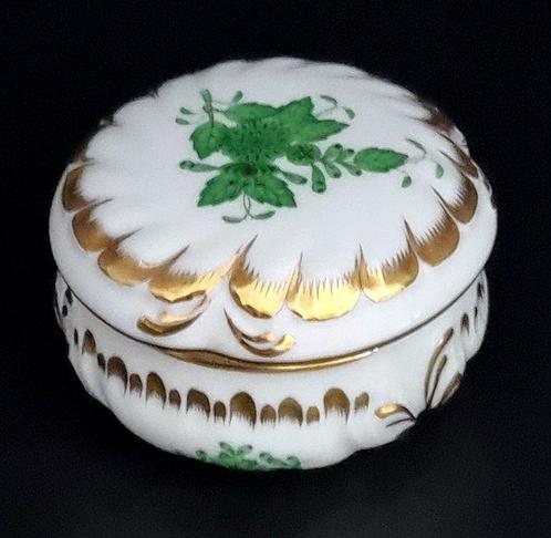 Herend - Tafelservies - Wahl! Apponyi Groene Bonbonnière -, Antiek en Kunst, Antiek | Glas en Kristal
