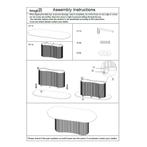 Sevilla 220cm-31175, Huis en Inrichting, Tafels | Eettafels, Ophalen of Verzenden, Nieuw