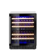 Arktic Wijnkoelkast | 133L 46x 75cl | Zwart | 2 Zones | +5°C, Huis en Inrichting, Ophalen of Verzenden, Nieuw