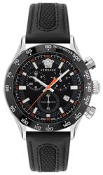 Versace VE2U00122 Hellenyium Chrono horloge 43 mm, Overige merken, Staal, Verzenden, Polshorloge