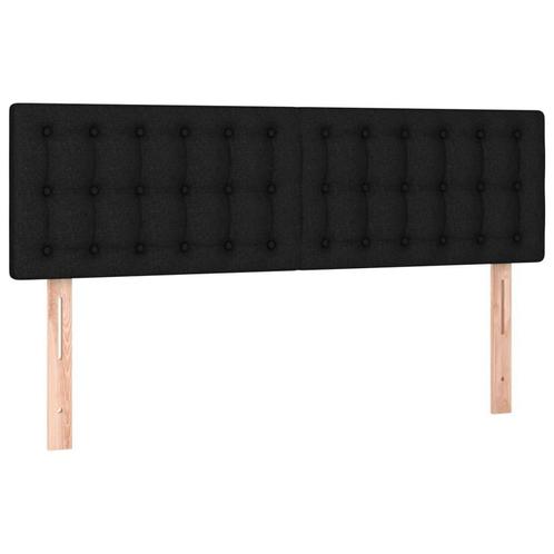 Hoofdbord Zwart (2x) 72cm - Retourdeal! 47% Korting, Huis en Inrichting, Slaapkamer | Bedden, 140 cm, 190 cm of minder, Verstelbaar