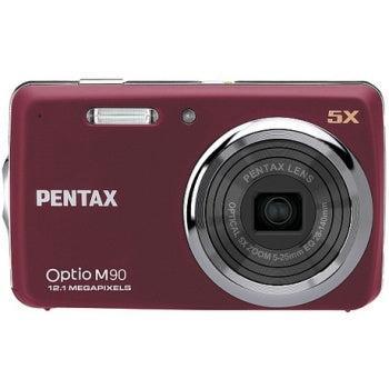 Pentax Optio M90 Digitale Compact Camera - Rood, Audio, Tv en Foto, Fotocamera's Digitaal, Zo goed als nieuw, Verzenden