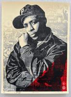 Shepard Fairey (OBEY) (1970) - Chuck D Black Steel Screen