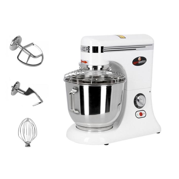 GGM Gastro | Planeetmenger - 5 liter - 330 Watt - incl. 3 |, Witgoed en Apparatuur, Keukenmixers, Nieuw, Verzenden