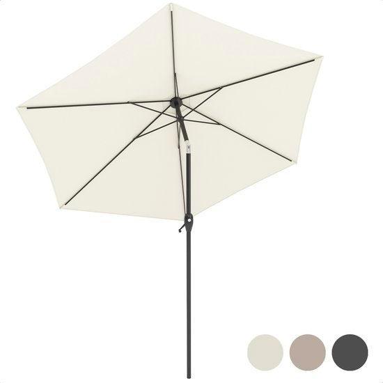 2dekans | LifeGoods Parasol - Ø270 cm - 30° Kantelbaar -, Tuin en Terras, Parasols, Zo goed als nieuw, Ophalen of Verzenden