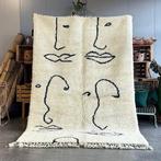 Marokkaans abstract Beni Ourain-tapijt - handgeweven, Huis en Inrichting, Nieuw