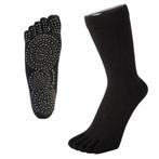 TOETOE Yoga & Pilatus Grip Mid-Calf teensokken  Zwart - 44-4, Verzenden, Nieuw, Kleding