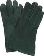 Suitable Suede Handschoen Donkergroen maat M Heren, Kleding | Heren, Verzenden, Nieuw, Maat 48/50 (M), Suitable